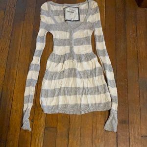 A & F striped sweater